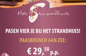 vier pasen bij het strandhuis
