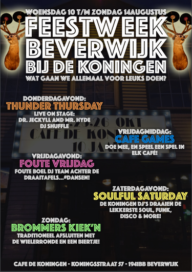 Feestweek Beverwijk Koningen flyer 2